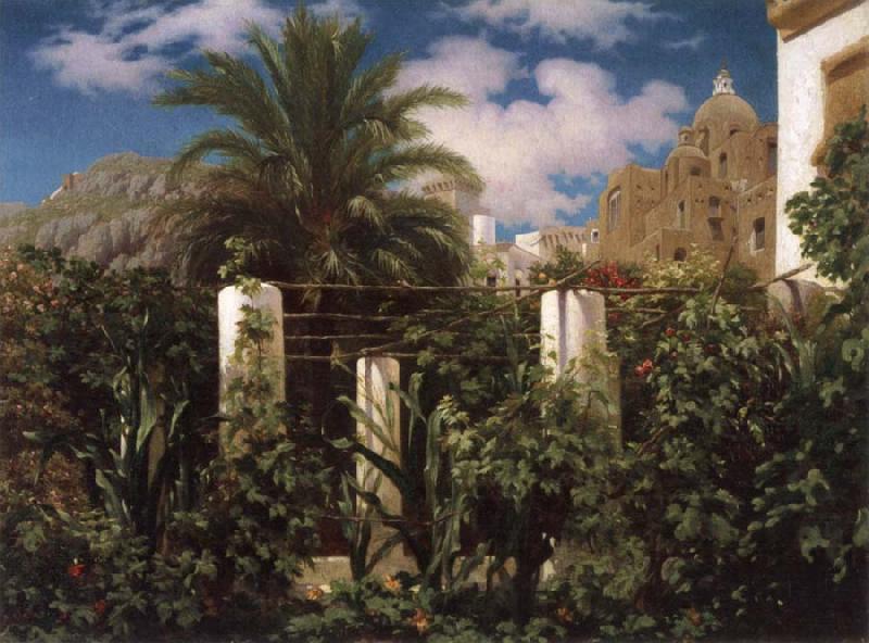 Lord Frederic Leighton Garden of an Inn,Capri oil painting image